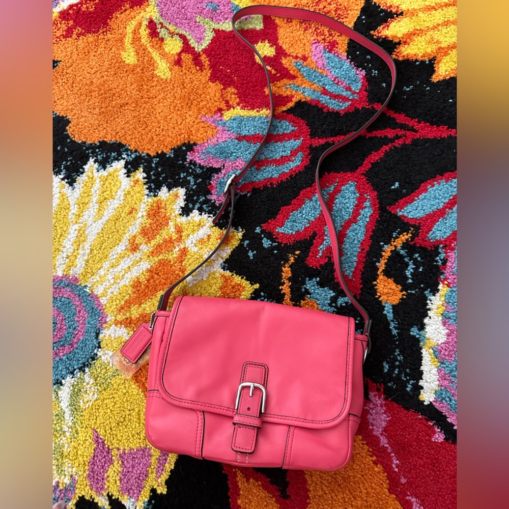Coach Coral Leather Crossbody